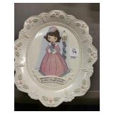 Christmas princess plate