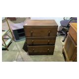 Small Wooden Chest of Drawers 23x13x29in.