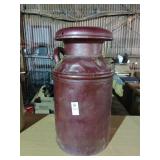 Antique 5 gallon milk can missing handle