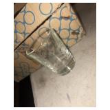 Vintage floral etched shot glasses lot of 12