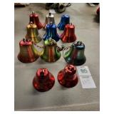 Vintage Christmas metal bells