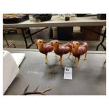 3 Plastic Animals