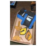 Kobalt work knee pads with speed line chalk reels