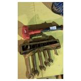 Milwaukee rubber mallet with vintage Craftsman