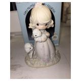 Vintage precious moments collectible figurine