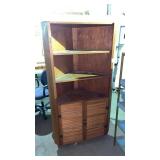 Wooden Corner Cabinet 36x27x67in.