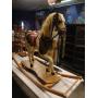 Antique German hide covered rolling/rocking horse