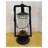 Vintage H.T Ham kerosene lantern with Dietz globe