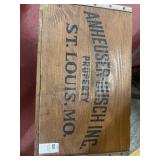 Anheuser Busch Inc wooden crate