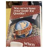 Schlitz cardboard advertisement sign 32 in by 25
