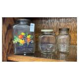 Vintage Glass Storage Jars