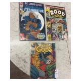 New gods, space odyssey, and terminator comic