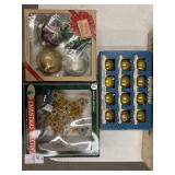 Vintage and vintage-style Christmas bulbs and