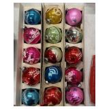 Lot of vintage Christmas Shiny Brite, Poland and