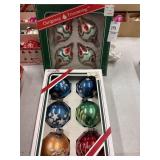 Box of vintage and vintage-style Christmas