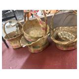 Lot of colorful baskets