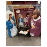 General Foam Plastics 4 piece nativity blow mold