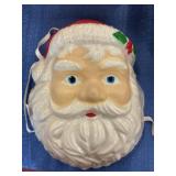 Vintage plastic santa costume mask