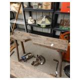 38-1/2"x9" wide primitive bench