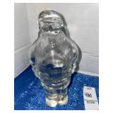Vintage Shackman Glass Santa Claus Candy