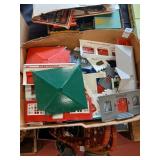 Large 027 scale Plasticville lot as is