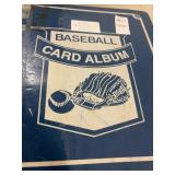 Baseball card album lot