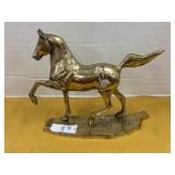 Vintage brass horse figurine
