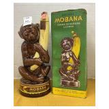 Bahamas Mobana monkey holding banana liqueur