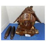 Vintage Chalet style cuckoo clock -SCHNEIDER-