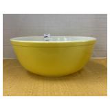 Vintage Pyrex yellow primary mixing bowl