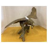 Vintage brass eagle figurine