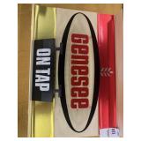 Genessee on tap plastic sign 8 in by 12 in