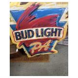 Bud light metal beer sign 31 in by 33 in
