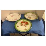 Vintage Porcelain Painted Plates & dishes