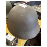Vintage steel combat helmet