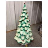Vintage Christmas tree blow mold 20in