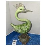 Vintage Murano? art glass exotic bird figurine