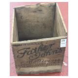 Father Johnï¿½s Wooden Crate