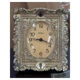 Seth Thomas gold tone Germany bedside alarm clock