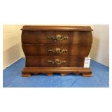 Vintage wooden jewelry box