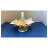 Vintage McCoy Pottery Pinecone basket or planter