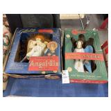 2 vintage angel tree toppers in boxes