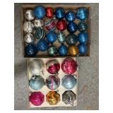 Lot of vintage Christmas bulbs - Shiny Brite and