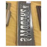 Saloon mirror sign 18 in by 6 in