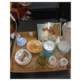 Lot of misc glass and collectibles