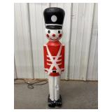 Vintage toy soldier blow mold 30in