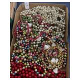 Flat of vintage beaded garland