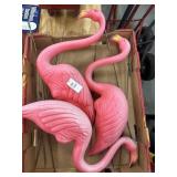 Vintage Union Products pink flamingo lawn decor