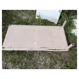 Metal Push cart approx 4ft by 2 ft