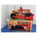 Vintage Marx Sparkling Climbing Bulldozer Tractor
